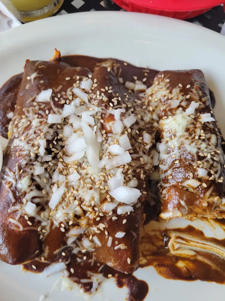 Mole Enchiladas